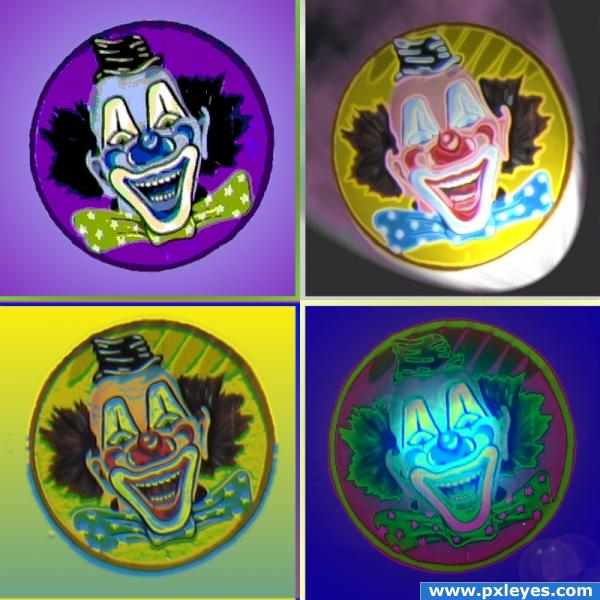Warholesque Clowns